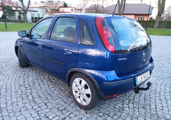 Opel Corsa cena 8900 przebieg: 186123, rok produkcji 2005 z Lubartów małe 154